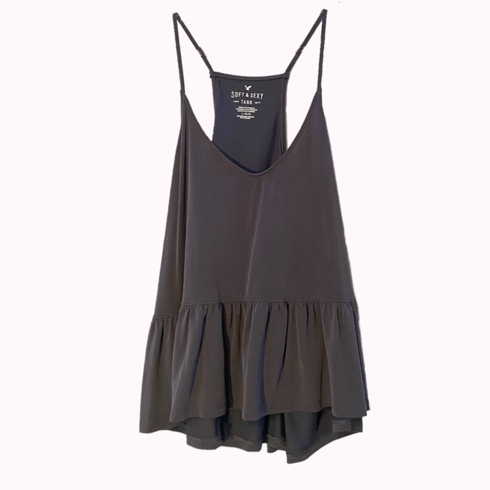 ⬇️American Eagle Outfitters, Large Grey Tank Top